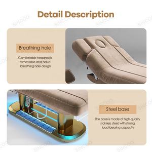 Muebles de salón Sincoo, tratamiento de masaje de <span class=keywords><strong>Spa</strong></span> médico Facial moderno, cama de mesa de belleza, cama de <span class=keywords><strong>SPA</strong></span> eléctrica de 4 motores - Product Image 6