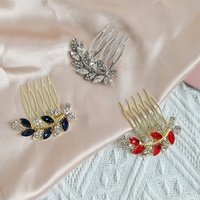 Peignes de voile de cheveux de mariage faits à la main bricolage de couleurs mélangées personnalisées gratuites