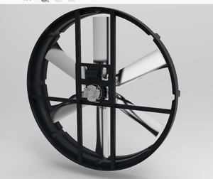 Ventilateurs de ventilation pour élevages avicoles Bonawind 72 pouces, grands ventilateurs industriels de refroidissement d'air, ventilateurs axiaux à montage mural - Product Image 5
