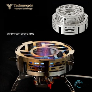 Round Metal <b>Stove</b> Windproof Cover Dishwasher Safe Durable Outdoor Camping Accessory Minimalist Design - Product Image 4