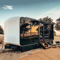Maison mobile sur roues à prix abordables roulotte de bureau portable cabin apple tiny home trailer