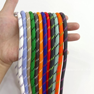 Cordon de perlage tressé rond de 7 mm en nylon, polyester et coton, coloré, pour la fabrication de bracelets DIY, <span class=keywords><strong>macramé</strong></span> et bijoux, vente en gros, OEM, ODM - Product Image 6