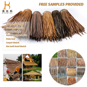 Quảng Đông Thatch Lợp Nhân Tạo Tổng Hợp <span class=keywords><strong>C</strong></span>ỏ Nhân Tạo Thatch - Product Image 3