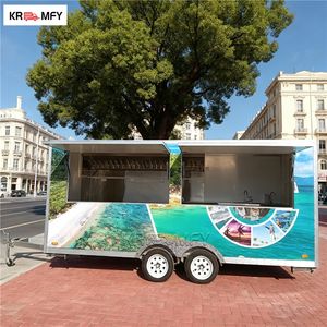 Caravan Food Truck Burger Food Truck Catering Van Custom Full Equipment Mobile Kitchen - Product Image 1