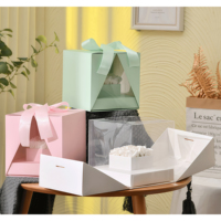 Boîte cadeau magnétique pliable personnalisée en vrac - Boîte d'emballage polyvalente pour fleurs, pour cadeaux, rangement réutilisable et occasions de cadeaux