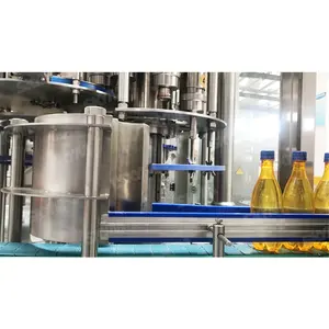 Automatic soda water beverage bottling machine / carbonated soft drink filling capping production line for sale