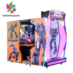 Máquina de Juego Arcade de Disparos con Temática de Transformers para Parques de Diversiones, Simulador de Disparos con Dos Pistolas y Pantalla HD, Máquina Operada con Monedas - Product Image 4