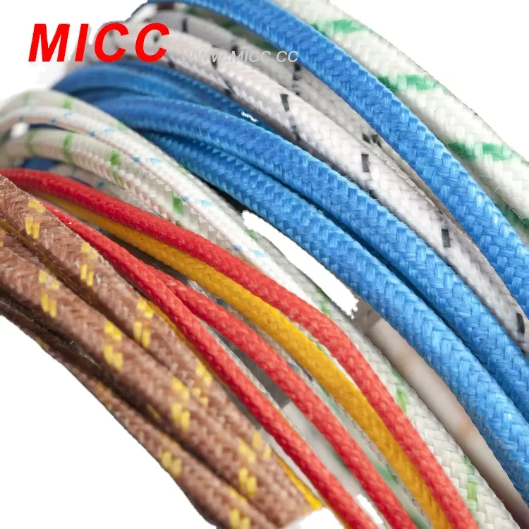 China manufacture multicore E J PT100 extension wire compensation cable k type thermocouple cable