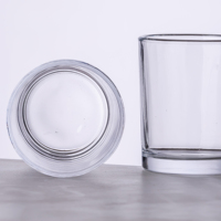 Verres à whisky classiques en cristal transparent de 10 oz, à base épaisse, sans plomb, durables, pour la consommation de bourbon, pour la maison ou le bar