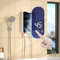 Chauffe-eau électrique sans réservoir FEIDU, double pluie, mini chauffe-eau instantané, affichage LED pour douche, salle de bain, cuisine, hôtel