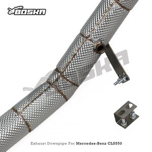 Tubo de Escape BOSKA para Mercedes-Benz CLS550 4.7L 2012-2016 E550 W212 M278 SS304, Sistema de Escape con Colector - Product Image 3