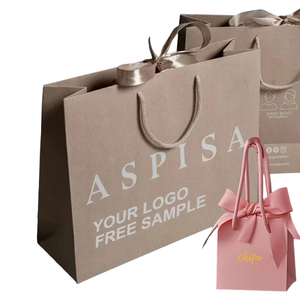 Sacs de luxe personnalisés avec logo OEM, poignée en ruban, pour vêtements, shopping, mariage, emballage, sacs roses avec Victorias Secret - Product Image 6