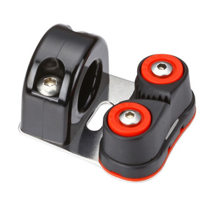 Clip de Cuerda de Plástico Pequeño de 27 mm de Diámetro de Rueda, Diámetro de Cable de 3-6 mm, Ojo Eléctrico de Acero Inoxidable, Polea para Velero, Herraje Marino - Product Image 1