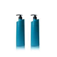 Bouteille de shampooing en HDPE de 1 litre avec pompe, conteneur de lotion rechargeable de 1000 ml, logo personnalisé