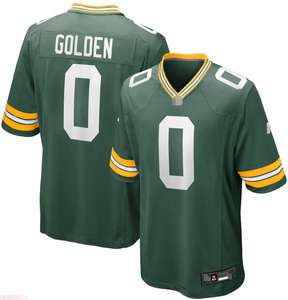 طقم قميص فريق غرين باي باكرز عالي الجودة موسم 2025/26 # 56 قميص كرة قدم رجالي أمريكي من إيدجرين كوبر قابل للتنفس وقصير - Product Image 5