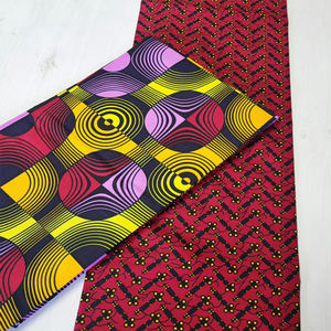 アフリカンファッション花プリントコットンジャージー生地テキスタイルアンカラバティック環境にやさしい中重量 - Product Image 6