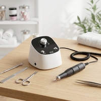 Machine à ongles électrique professionnelle JD104H 35000 tr/min, 65W, moteur à balais portable, outil de polissage pour nail art, prise US/EU