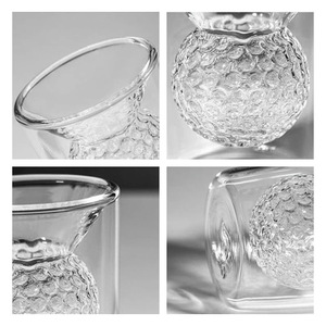 Verre à whisky personnalisé pour le golf, double paroi, isolé thermiquement, en verre borosilicate, tasse sportive pour whisky, <span class=keywords><strong>bourbon</strong></span>, thé - Product Image 5