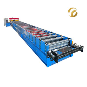 Automatic Cheap Corrugated Roof Roll Forming Machine Factory Supplier - Product Image 4