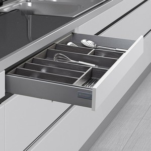 รางลิ้นชัก Unihopper ขนาด 38 นิ้ว แบบเหล็ก ปิดแบบนุ่มนวล พร้อมตัวรองรับด้านล่างสำหรับลิ้นชัก - Product Image 3