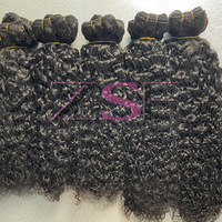 Vente en gros de mèches de cheveux humains bouclés birmans alignés sur les cuticules, fournisseur de mèches vierges brutes Remy, extensions de cheveux humains bouclés