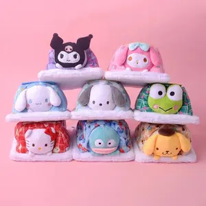 Sanrio yeni sürüm Sanrio doldurulmuş hayvanlar Kuromi benim melodi dolması peluş oyuncaklar Mini Plushies Sanrio aksesuarları