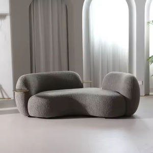 Muebles Disen, Sofá Tateyama Italiano, Sofá Seccional, Sofá de Dos Plazas, Muebles de Sala de Estar de Diseño Moderno y Lujoso con Forma Curva - Product Image 4