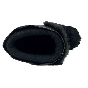 High Quality Grid Soft Faux Fur Snow Boots with Shoelace Platform Winter <strong>Booties</strong> for Women - Product Image 5