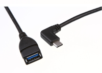 Cordon USB 3.0 Câble de données haute vitesse Adaptateur de charge Cabl Échantillon gratuit Stock Angle de coude 90 degrés Angle droit USB 3.1 Type C Mâle