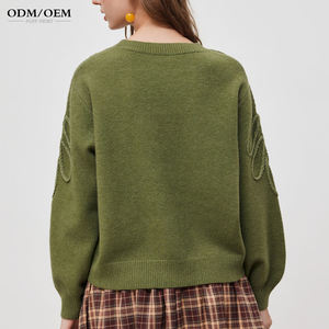 Pull en cachemire super doux pour femme, style confortable pour la maison, vêtements de détente, tricot, pull tricoté - Product Image 3