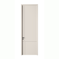 Portes de chambre à coucher intérieures en bois modernes du fabricant professionnel Style ouvert de balançoire en contreplaqué avec surface finie