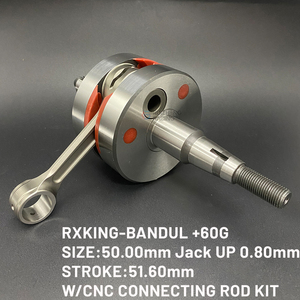 ข้อเหวี่ยง Ruizheng Racing RX135 RXK RXKING ขนาด 0.8 มม. +60 กรัม 51.60 มม. สำหรับยามาฮ่า <span class=keywords><strong>RX</strong></span> <span class=keywords><strong>100</strong></span> - Product Image 2