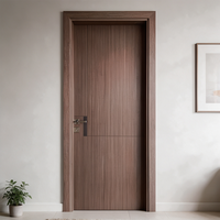 Porte intérieure creuse en WPC, composite, insonorisée, résistante à la chaleur, écologique, lisse et plane, pour bâtiments du Golfe