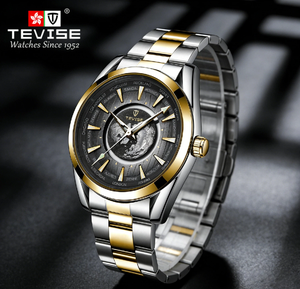 <span class=keywords><strong>Montre</strong></span> mécanique TEVISE en gros, étanche 30m, aiguilles lumineuses, accepte la personnalisation OEM, conforme RoHS - Product Image 1