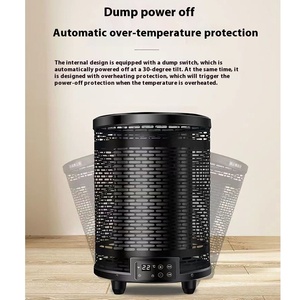 Chauffage électronique portable personnalisé OEM pour la préparation du thé Chauffage d'espace à économie d'énergie sur grande surface Fil chauffant en graphène Matériau métallique - Product Image 2