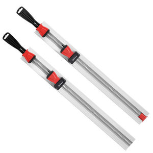 Pince de guidage DURATEC en alliage d'aluminium 120 cm pour le travail du bois, règle droite pour scie à table et scie circulaire, DIY - Product Image 1