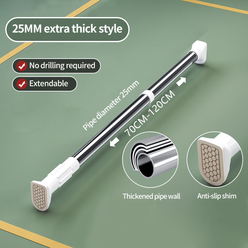 [White 25 pipe diameter] retractable 70-120cm