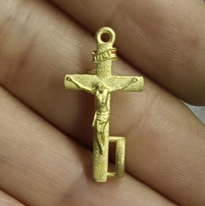Regalos de Navidad, Collar con Colgante de Cruz de <span class=keywords><strong>Jesús</strong></span> en Plata de Ley 925 Personalizado, Joyería Cristiana INRI - Product Image 5