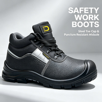 Nouvelles chaussures de sécurité à embout d'acier de la marque DUNGU 2026 à prix avantageux pour le travail industriel, bottes de sécurité pour hommes, chantier de construction