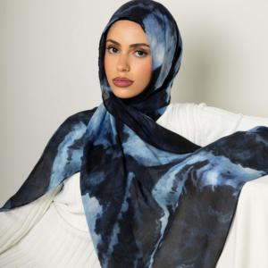 Hiyab Modal Estampado para Mujer, Elegante y Modesto, Transpirable, para las 4 Estaciones, con Logotipo Personalizado, Popular en 2026 - Product Image 1