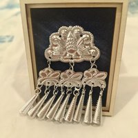 Aimant de réfrigérateur en argent fait main de qualité supérieure, teinture tie-dye, artisanat textile traditionnel, souvenir décoratif, cadeau pour la maison, la cuisine, les programmes, les mariages