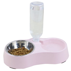 Mangkuk Makan Hewan Peliharaan, Mangkuk Makanan Hewan Peliharaan Desain Baru Multifungsi Penyimpanan Makanan Anjing Pintar Otomatis & Peminum Melamin Mangkuk Makanan Hewan Peliharaan - Product Image 3