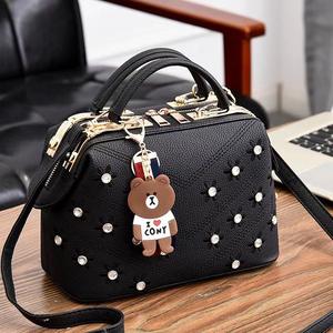 Sac à main porté épaule pour femme, trois fermetures éclair, sac seau, nouvelle arrivée 2025, PU, bandoulière amovible, portable, tendance - Product Image 3