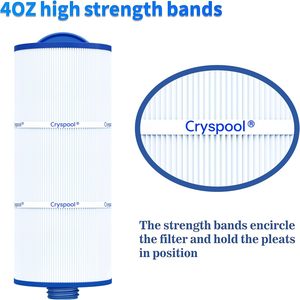 CryspoolFilter compatible con 6CH-961, J400, 6541-383, cartucho <span class=keywords><strong>de</strong></span> filtro <span class=keywords><strong>de</strong></span> spa, 2 paquetes <span class=keywords><strong>de</strong></span> soporte OEM - Product Image 6