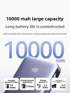 Ugreen 30 Wát 10000mAh negode ngân hàng điện siêu mỏng sạc di động <span class=keywords><strong>USB</strong></span> C 3 Cổng pd3.0 Pin gói hiển thị kỹ thuật số ngân hàng điện - Product Image 2