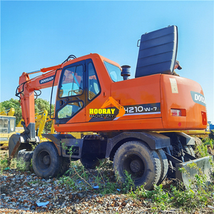 Excavatrice sur chenilles d'occasion Doosan DX210W-7, modèle 2018, godet de 1,5 m, moteur DB58TIS, puissance 115 kW, origine Japon, certifiée, à vendre - Product Image 2