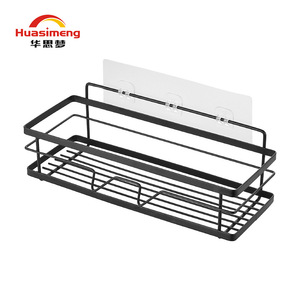 Estante de almacenamiento para baño montado en la pared Huasimeng, estante de esquina de una sola capa de 50x30 cm para artículos de tocador y accesorios de ducha - Product Image 2