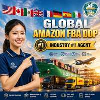 Agent d'expédition professionnel Chine-USA, Canada, Mexique, Europe, Amazon FBA DDP, prix compétitif, livraison porte-à-porte, agent transitaire industriel n°1
