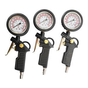 Embout de gonflage robuste avec manomètre - Construction entièrement métallique pour garage et utilisation sur route - Product Image 6