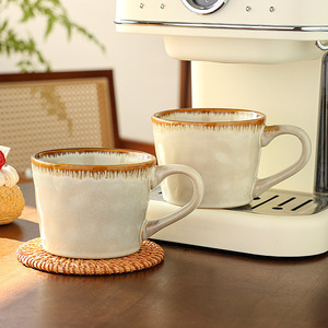 แก้วเซรามิกวินเทจเคลือบด้าน พอร์ซเลน สีสันพระอาทิตย์ตก เหมาะสำหรับใช้ในบ้าน เป็นของขวัญ - Product Image 5